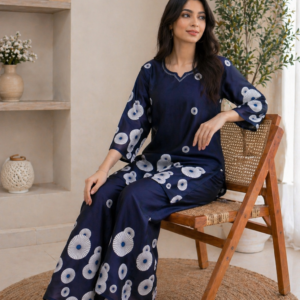 Midnight Bloom Printed Co-ord Set