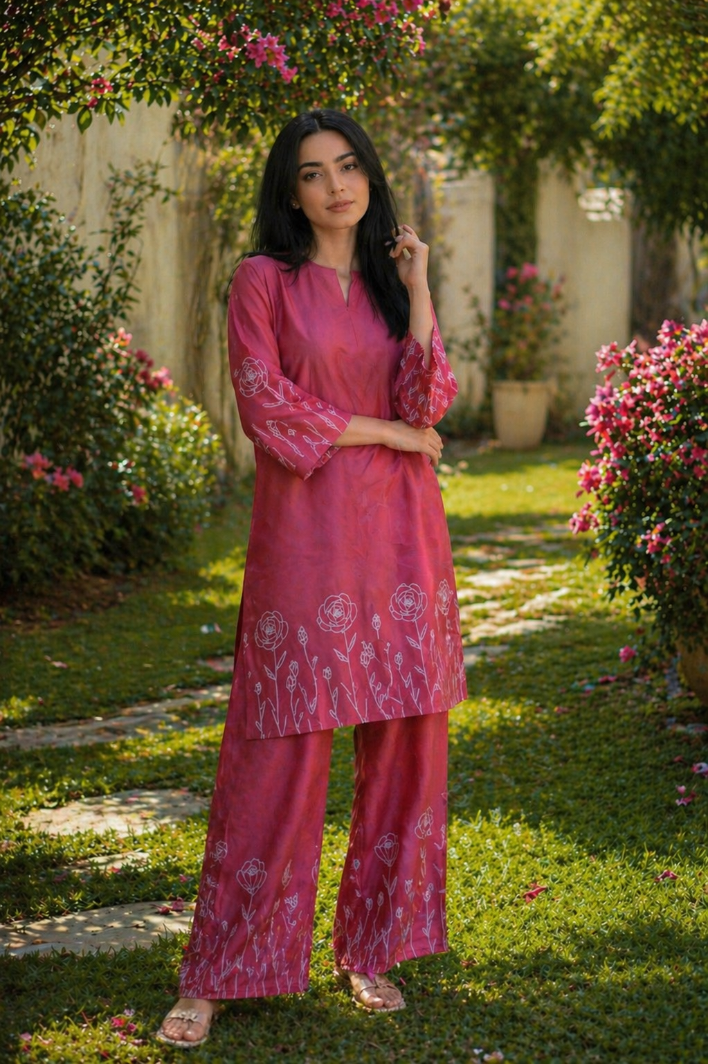 Rosé Bloom Co-ord Set